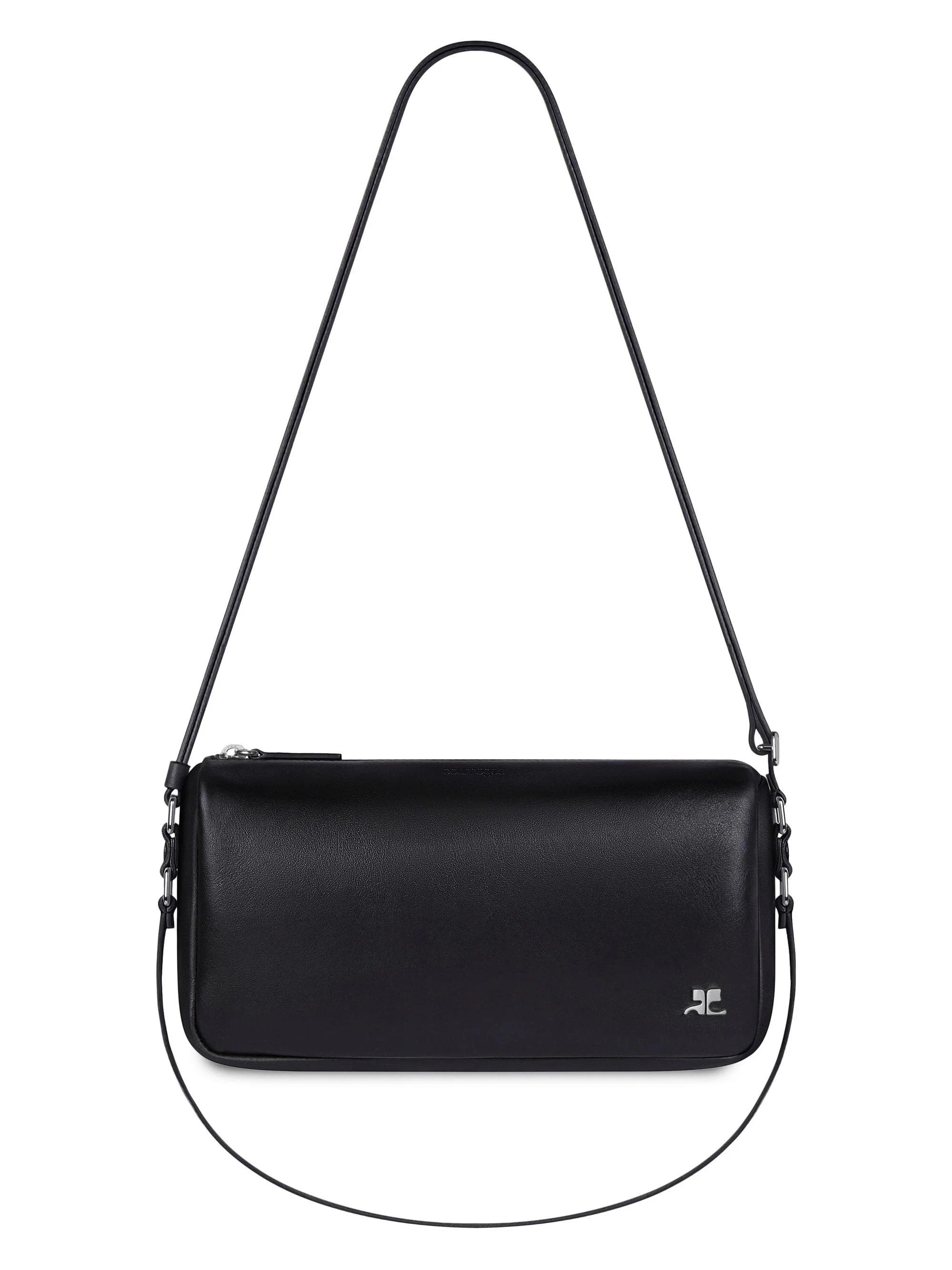 Women's Leather Camera Bag - Black - 1