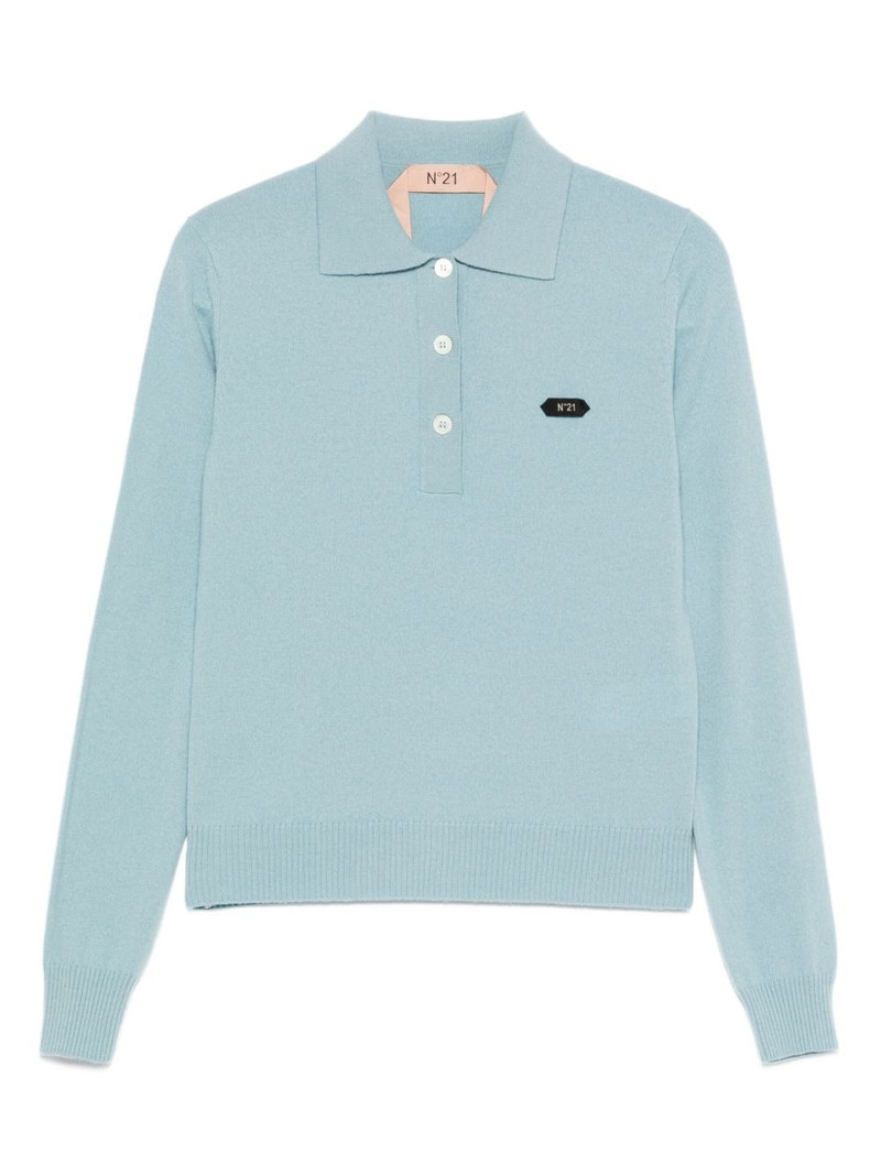 button-fastening polo top 1