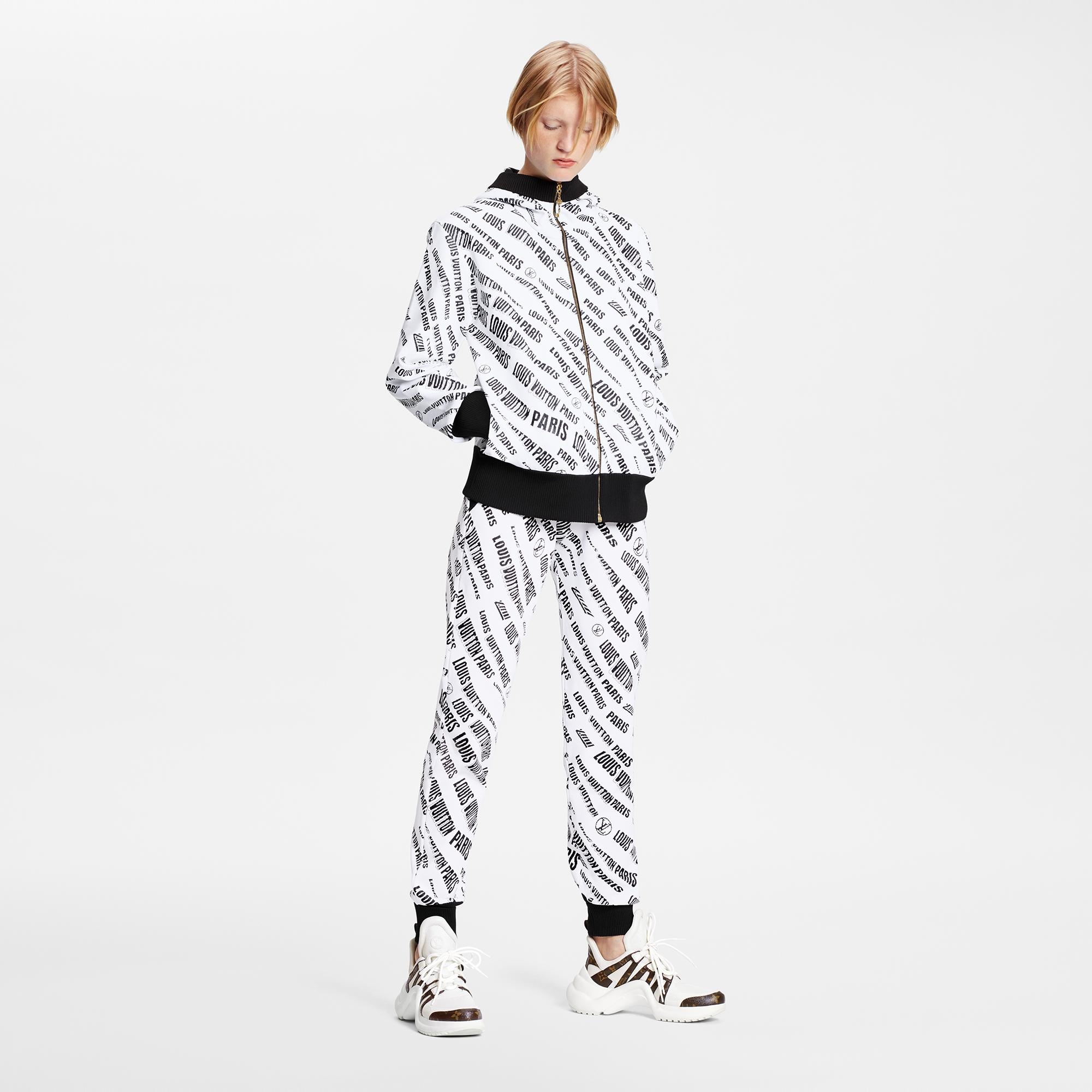 Slanted Signature Jacquard Jogging Pants - 4