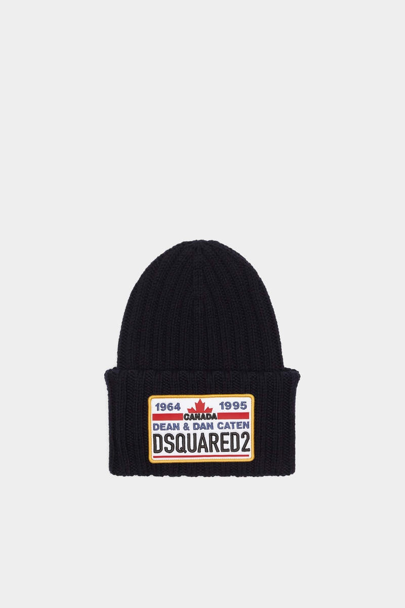 DSQUARED2 LOGO KNIT BEANIE 1
