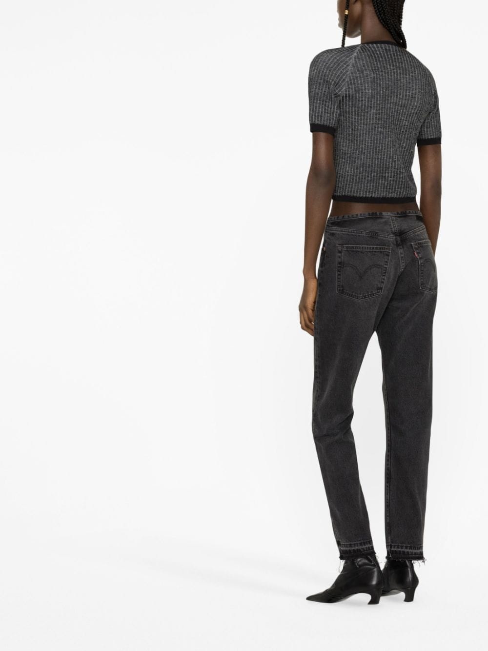 Amoretto cropped T-shirt - 3