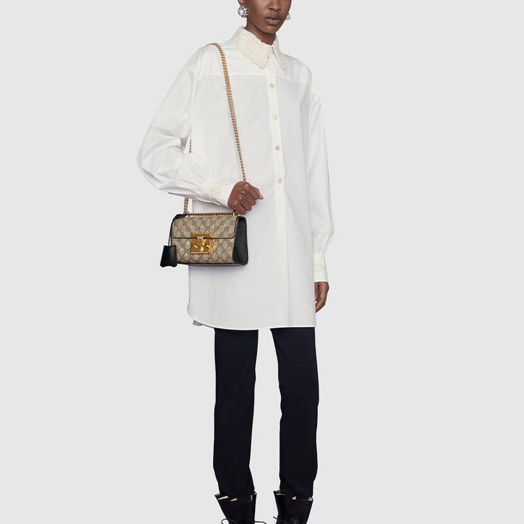 (WMNS) Gucci Padlock Small-Sized Single-Shoulder Bag 'Cream' 409487-9F26G-8319 - 6