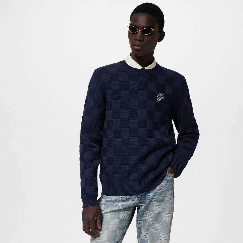 Damier Pullover With Pearl Signature 2