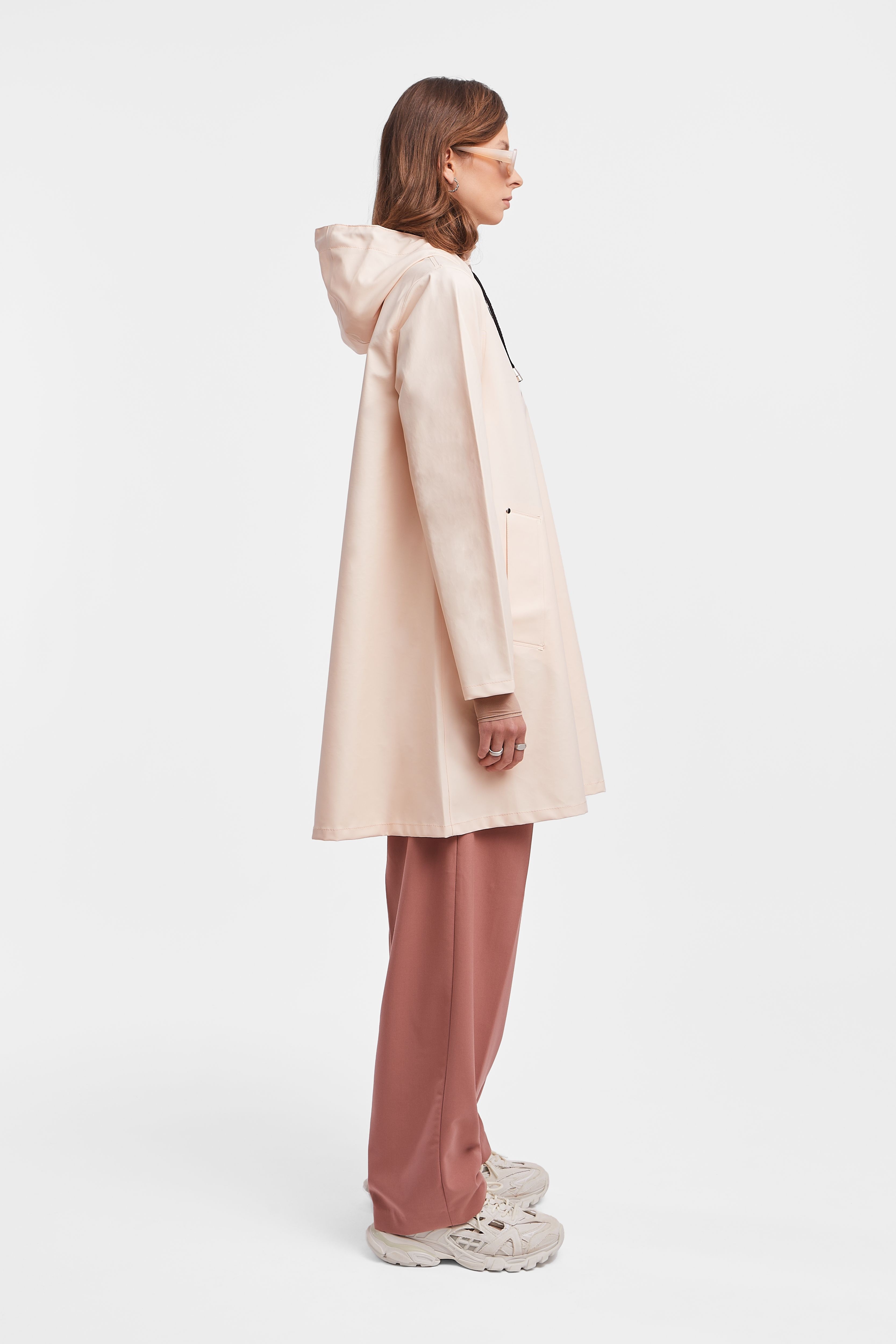 Mosebacke Lightweight Raincoat Peach - 3