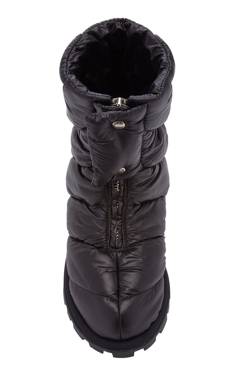 Puffy Nylon Boots black 5