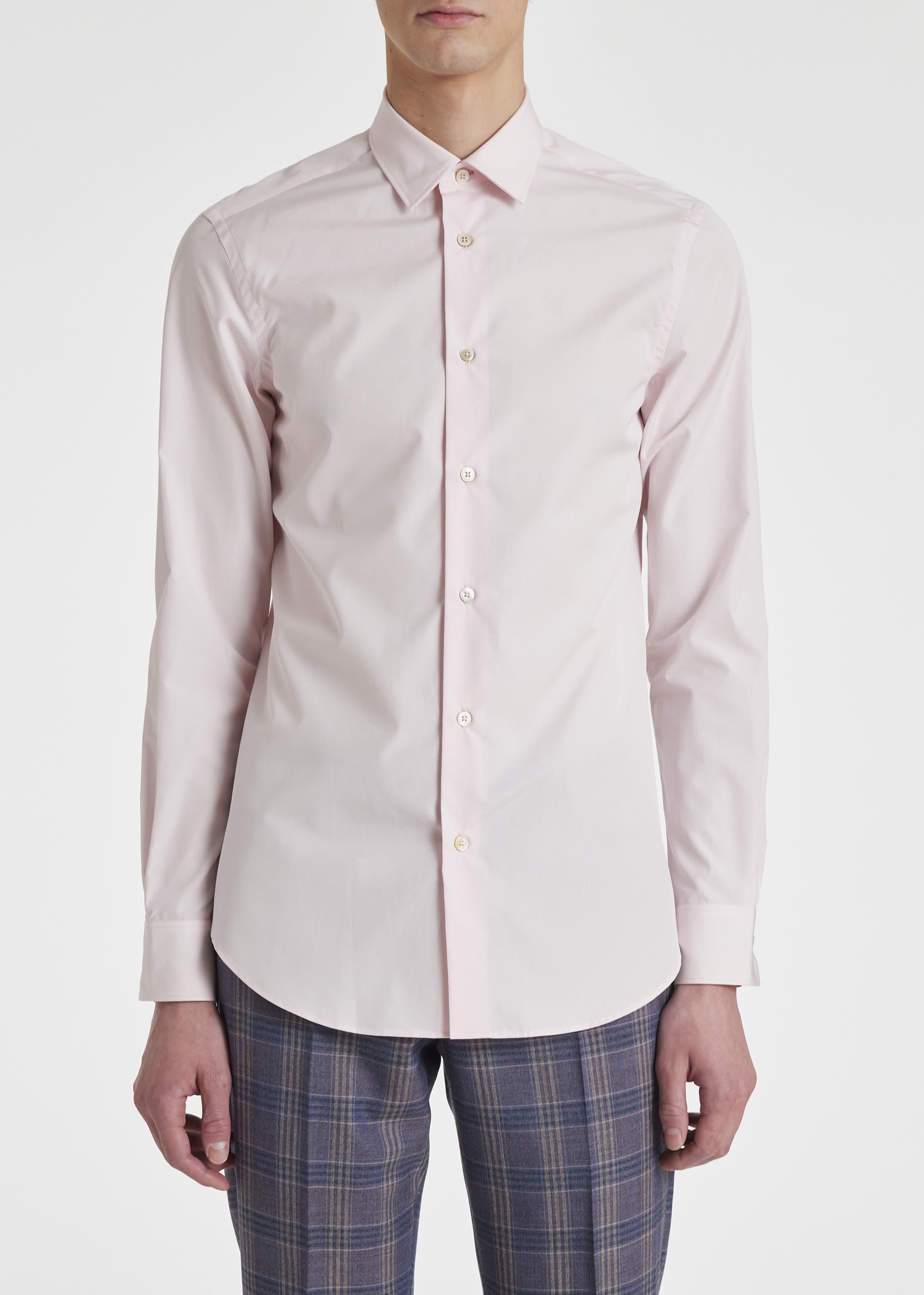 Tailored-Fit  'Artist Stripe' Cuff Shirt - 4