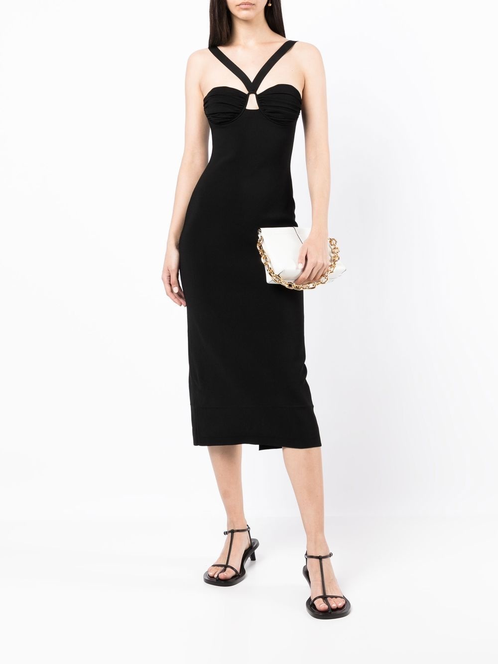 Venus halterneck midi dress - 2
