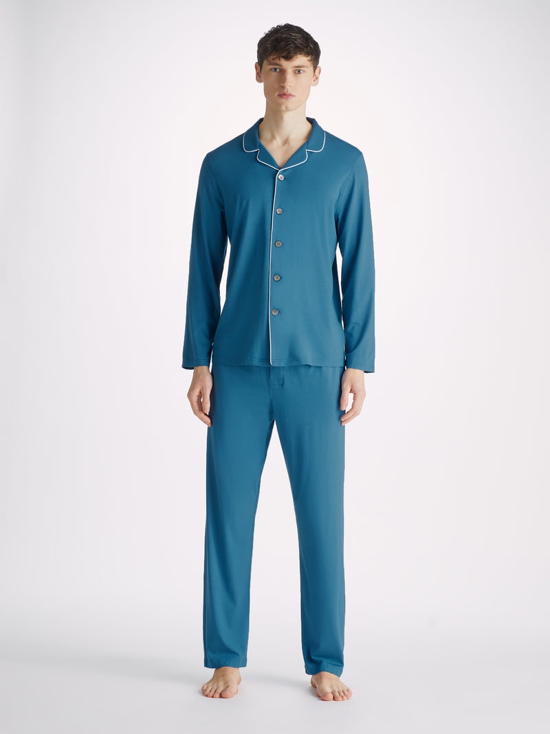 Men's Pyjamas Basel Micro Modal Stretch Ocean - 3