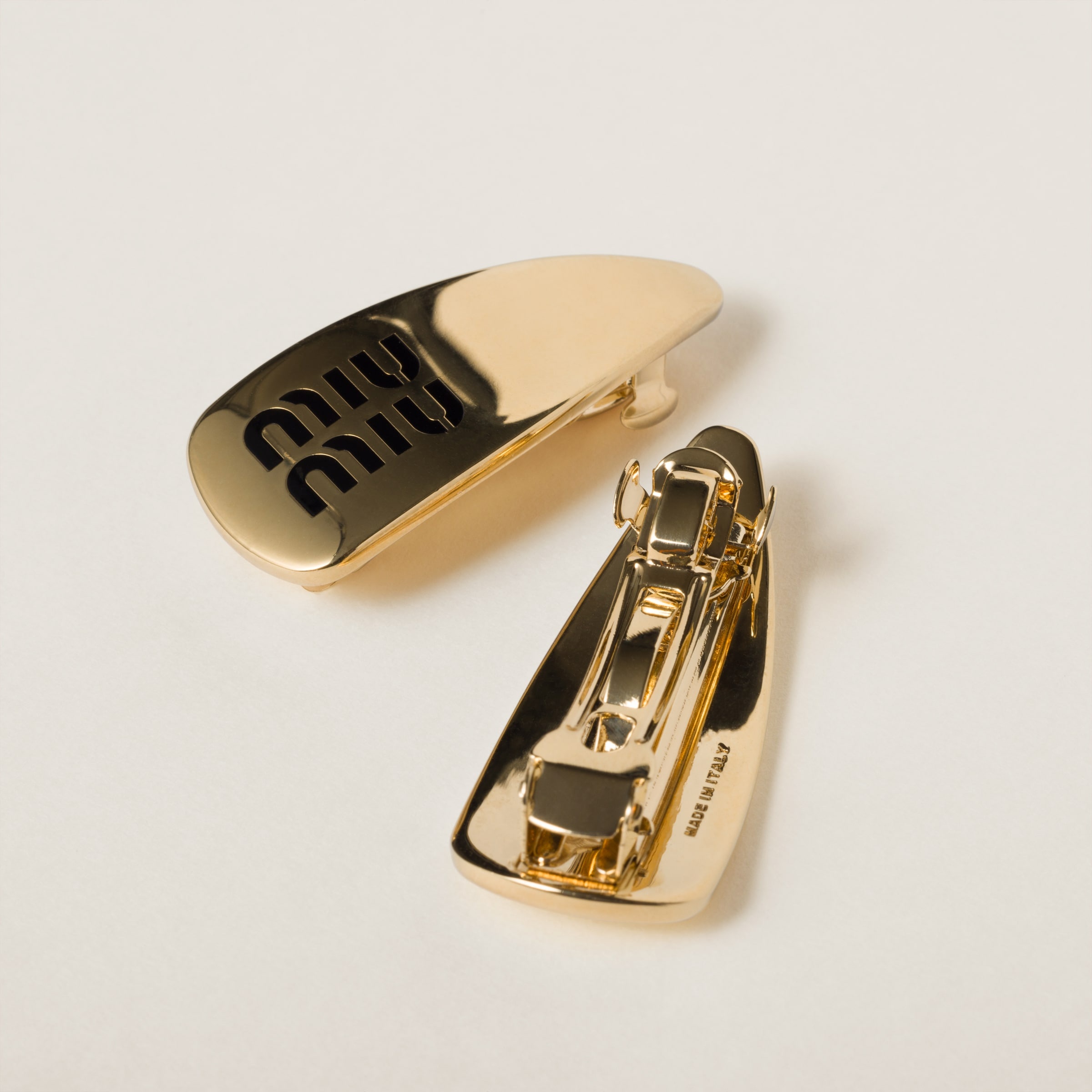 Enameled metal hair clips - 2
