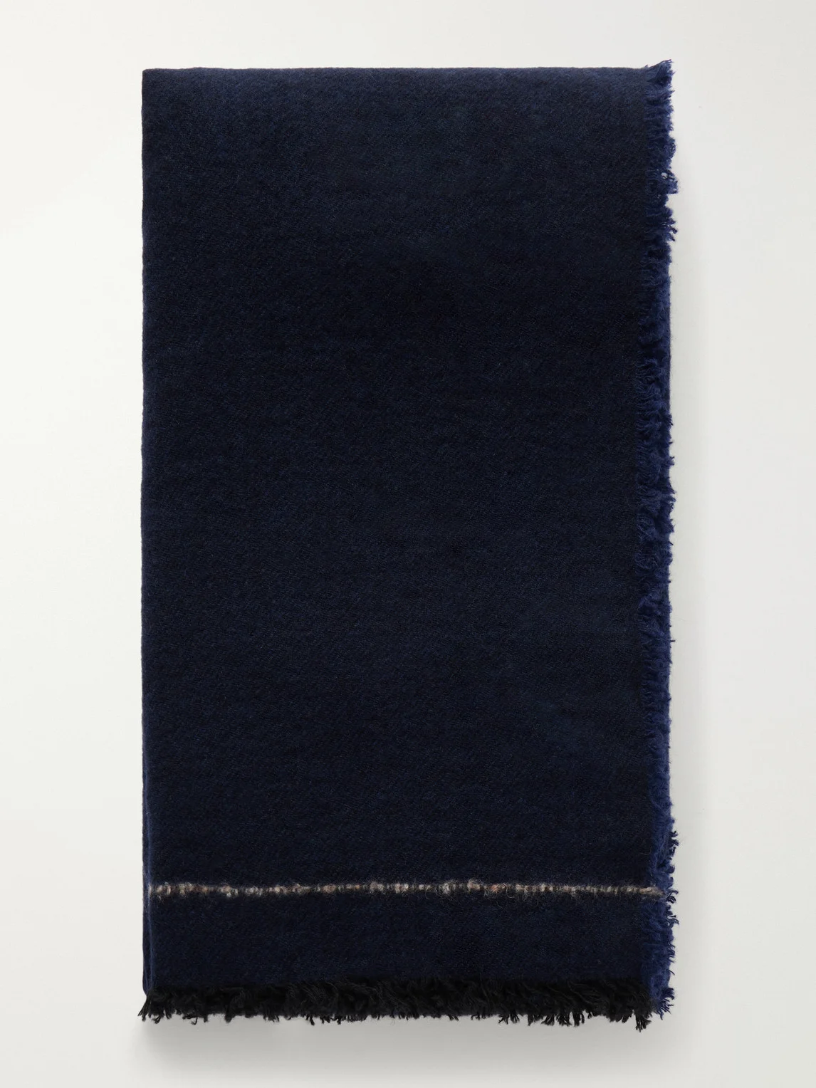 Usan Frayed Cashmere Scarf - 1