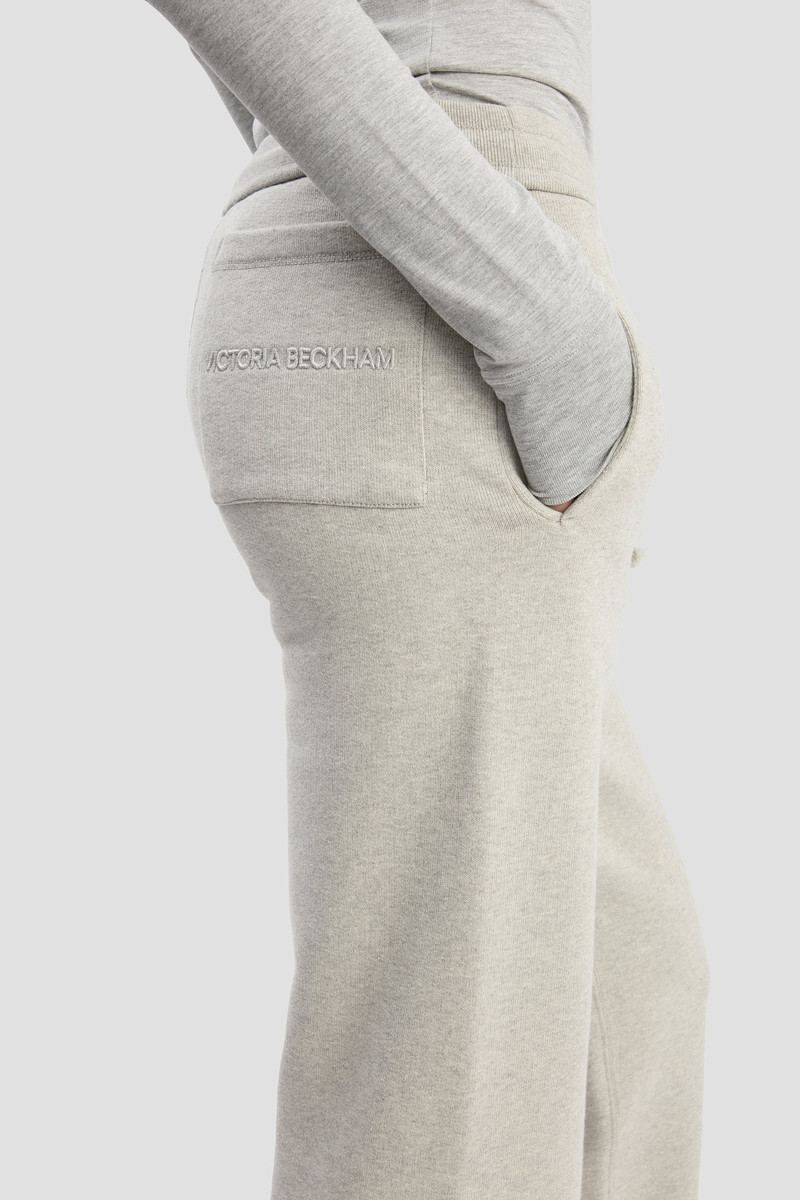 Logo Embroidered Jogger In Grey Marl 4