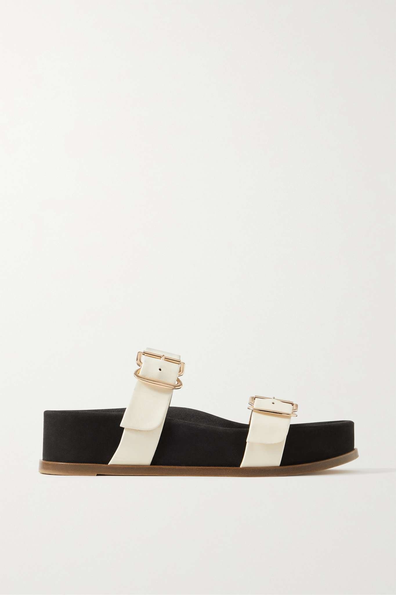 GABRIELA HEARST Wren leather platform slides | netaporter