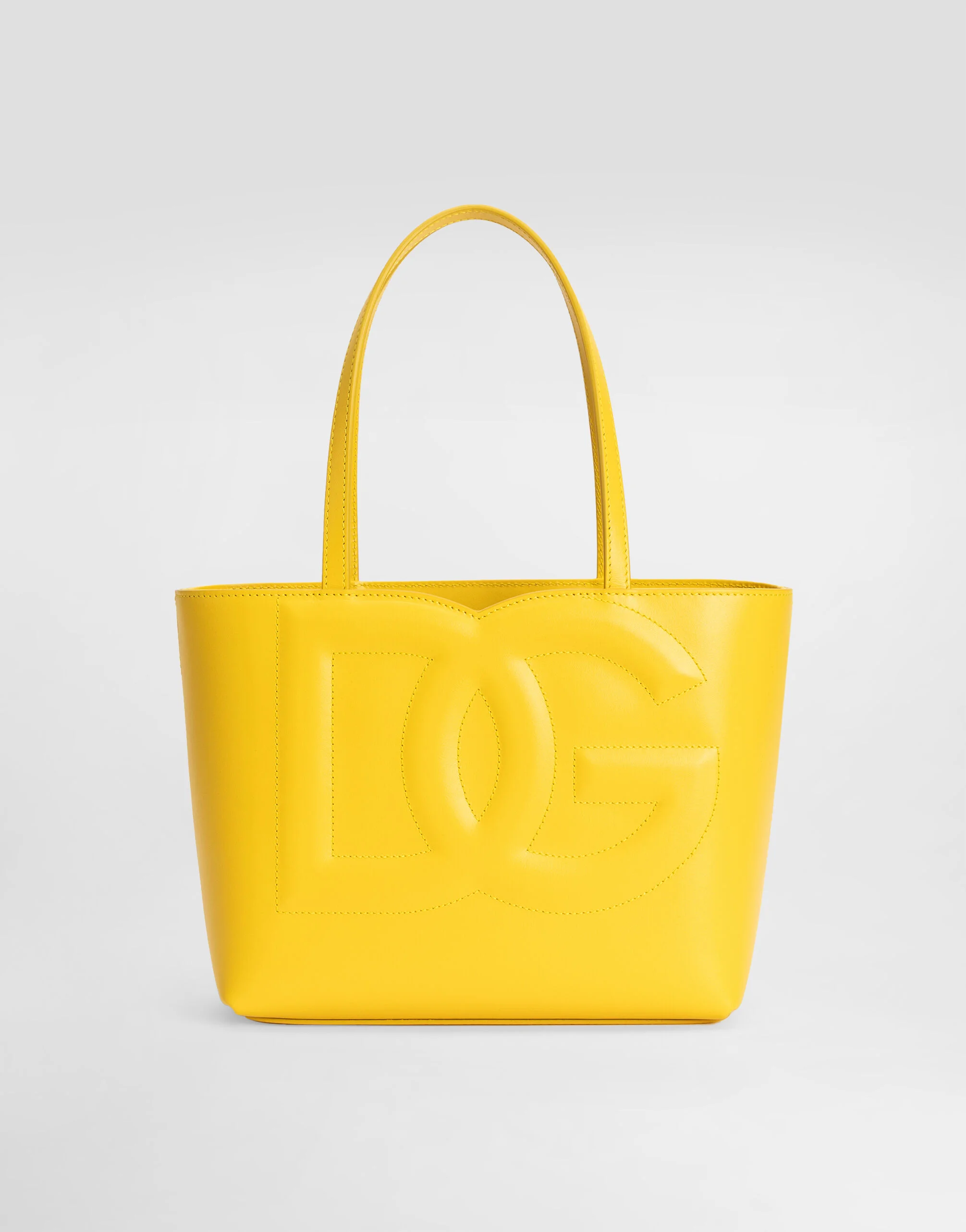 Small calfskin DG Logo shopper - 1