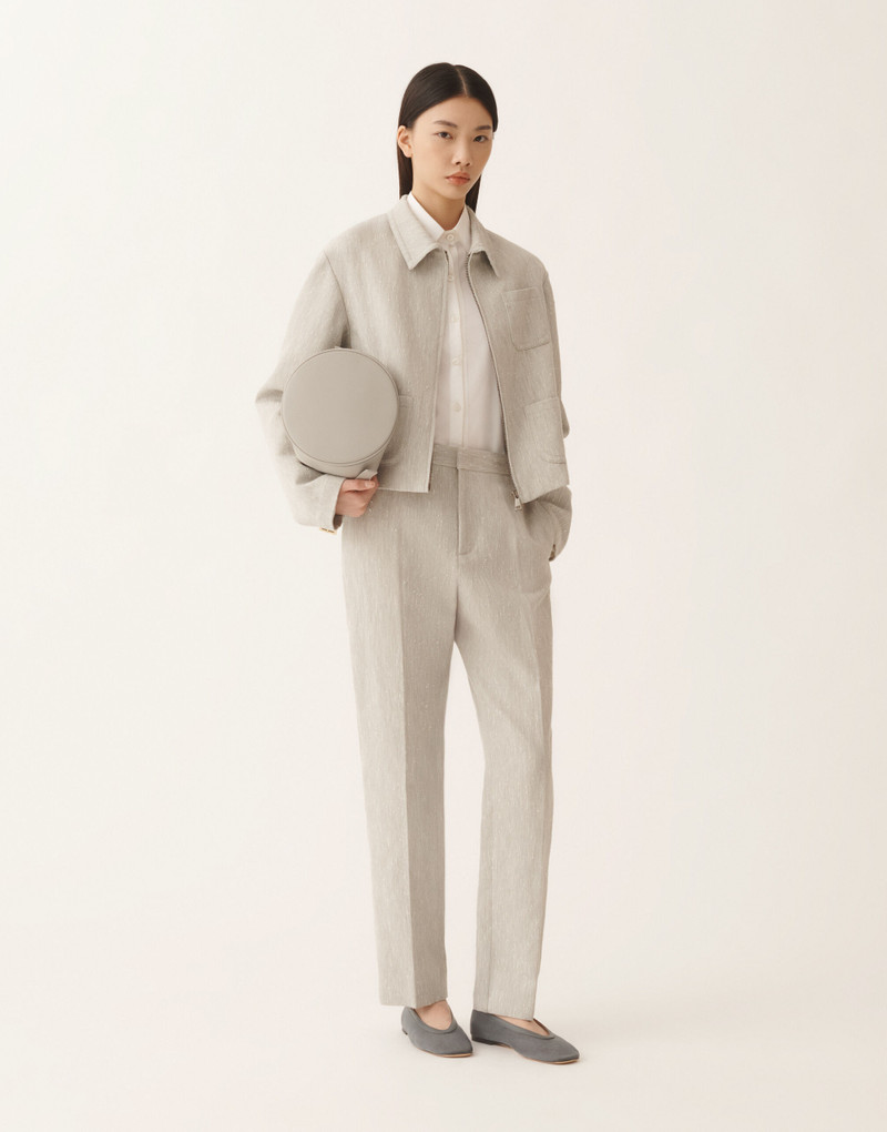 FABIANA FILIPPI Boxy jacket in drop fil coupé tailoring outlook