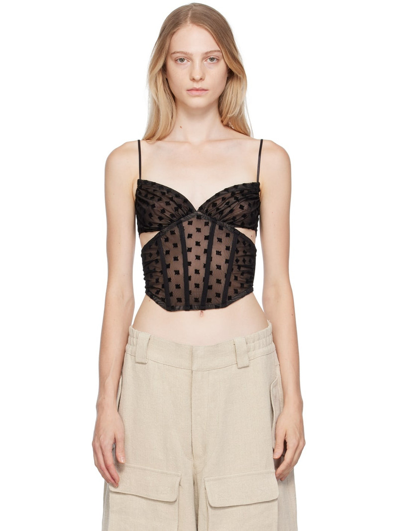 Black Monogram Corset 1