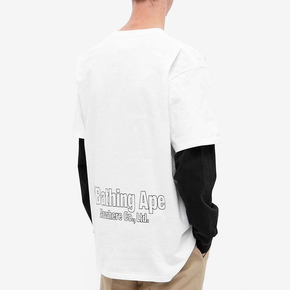 A Bathing Ape Gradient College Relaxed Tee - 5