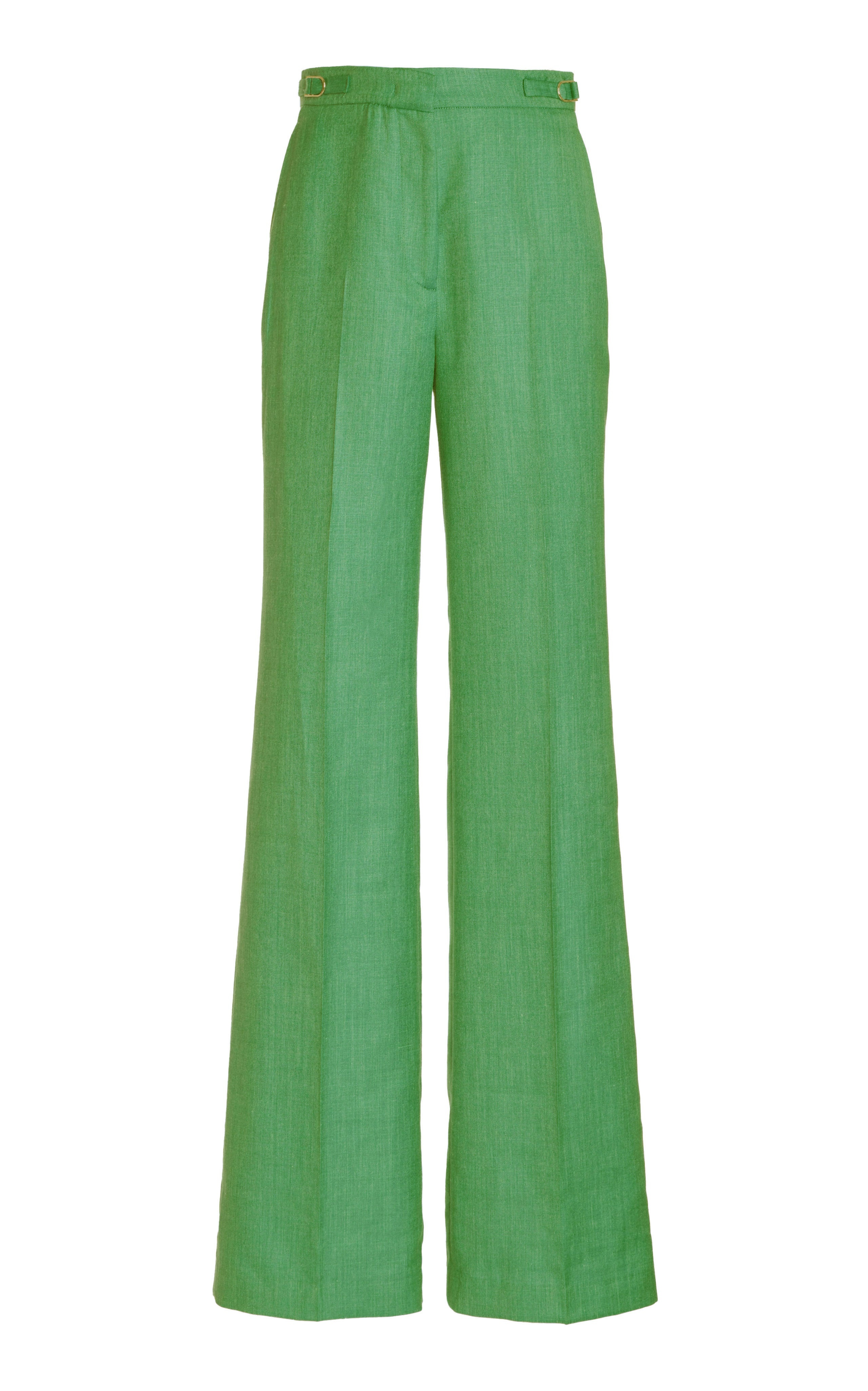 Vesta Pant in Silk Wool with Linen - 1