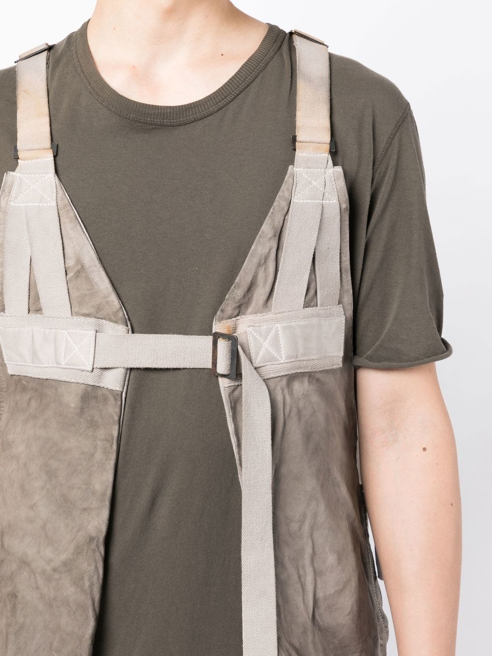 sliding-buckle fastening vest - 5