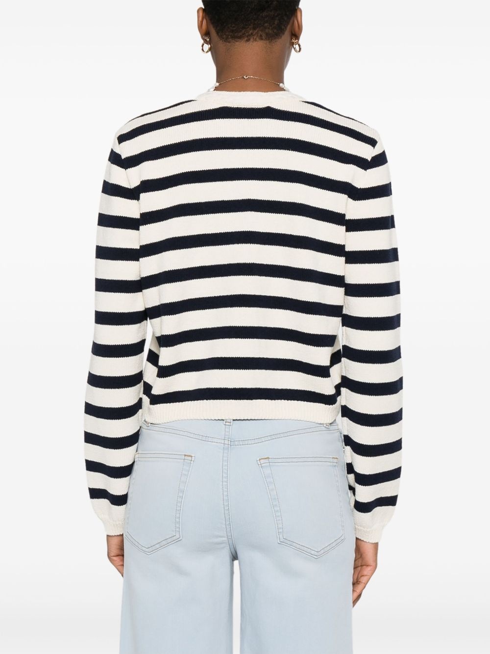 striped cardigan - 4