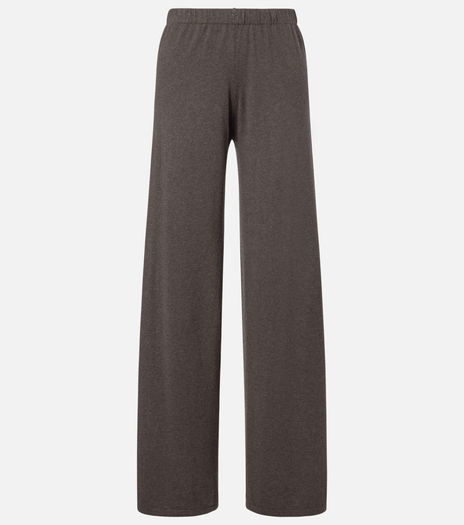 Aina cotton and cashmere wide-leg pants - 1