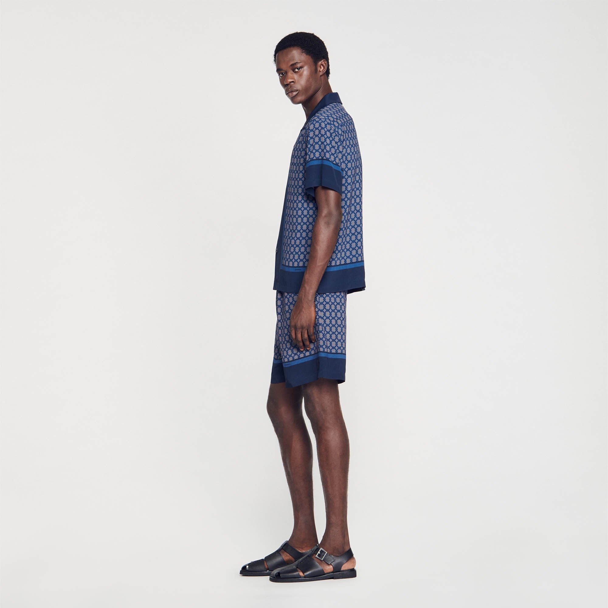 SHORT-SLEEVED PATTERNED SHIRT - 7