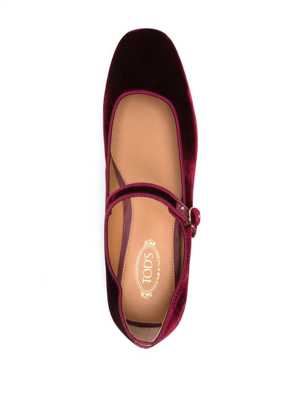 velvet ballet flats - 4