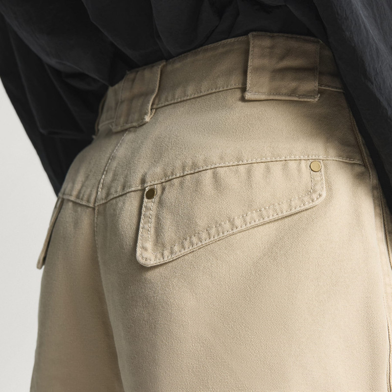 CANVAS LOOSE SHORTS 8