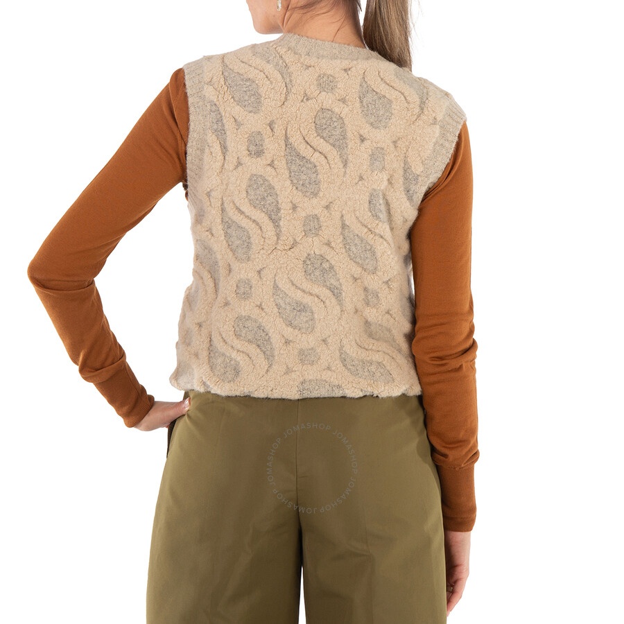 Stella McCartney Ladies Beige Monogram Vest - 5