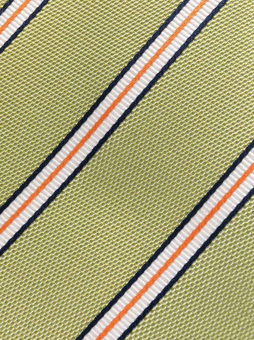 stripe-print silk tie - 2