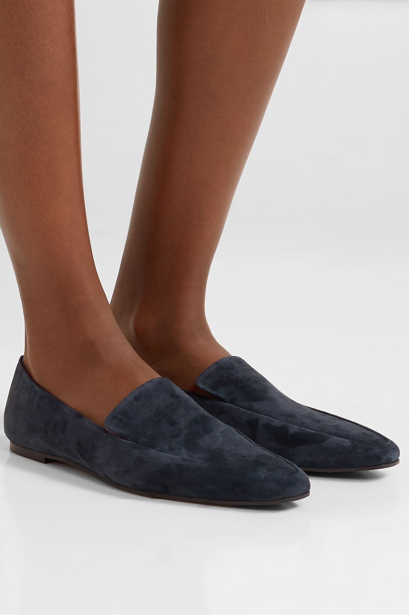 Minimal suede loafers - 2