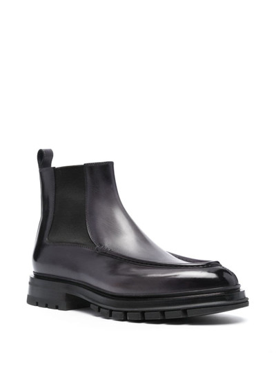 Santoni leather Chelsea boots outlook