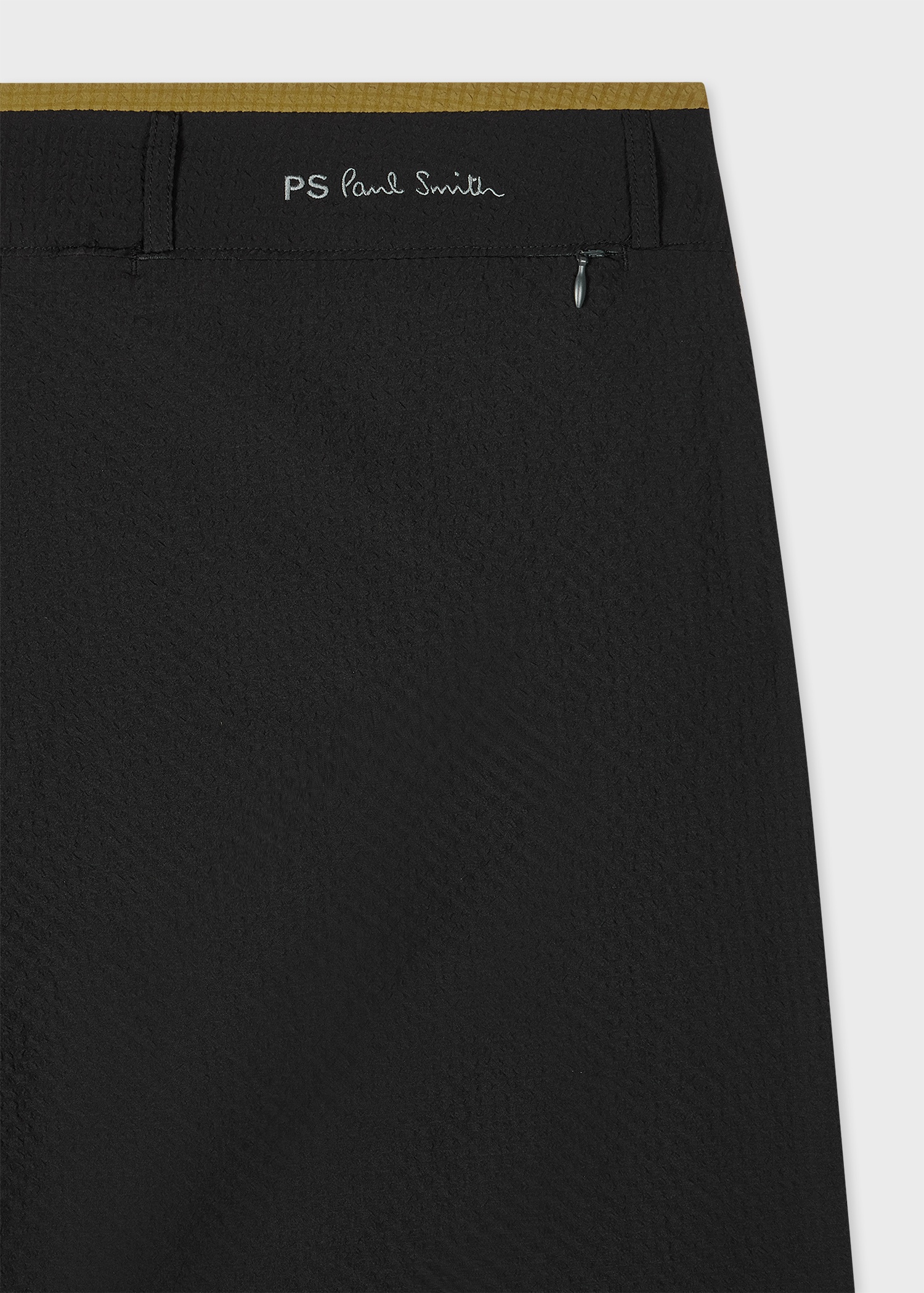 Black Recycled-Polyester Bubble Seersucker Shorts - 2