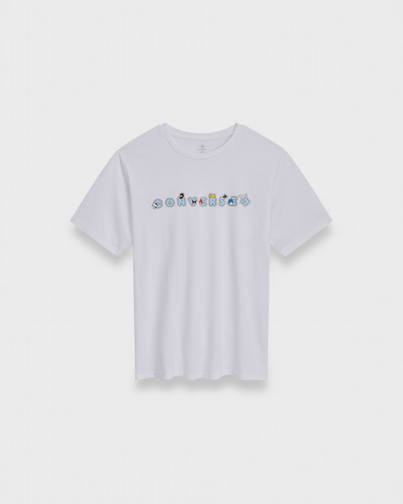 Converse x Hello Kitty And Friends Stickers T-Shirt 1