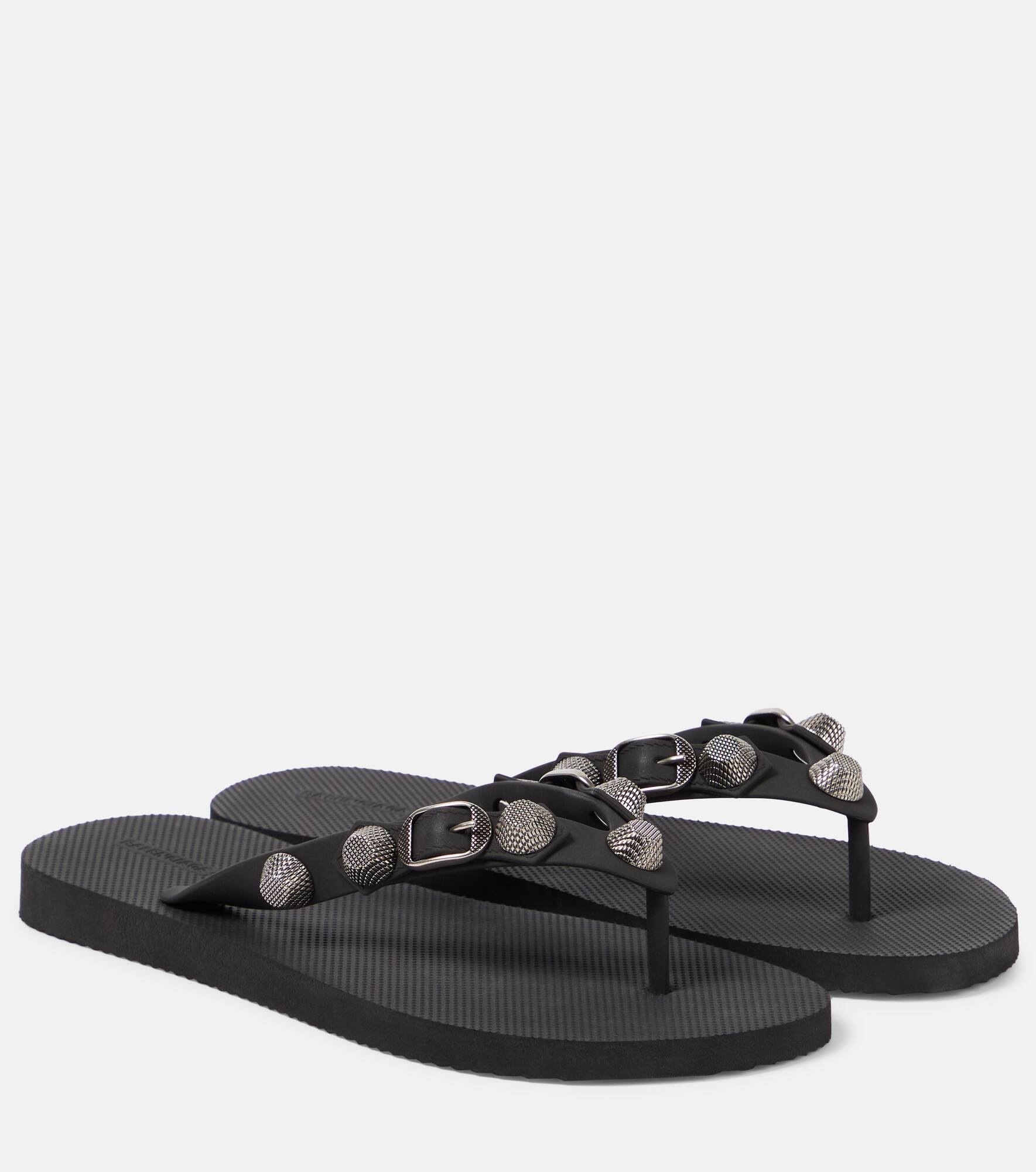 Cagole embellished thong sandals - 1