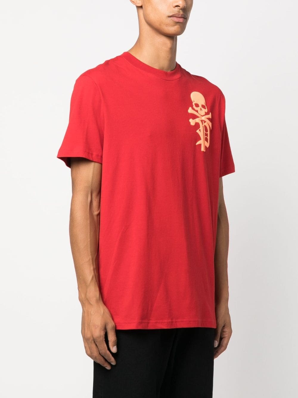 Skull&Bones-print cotton T-shirt - 3