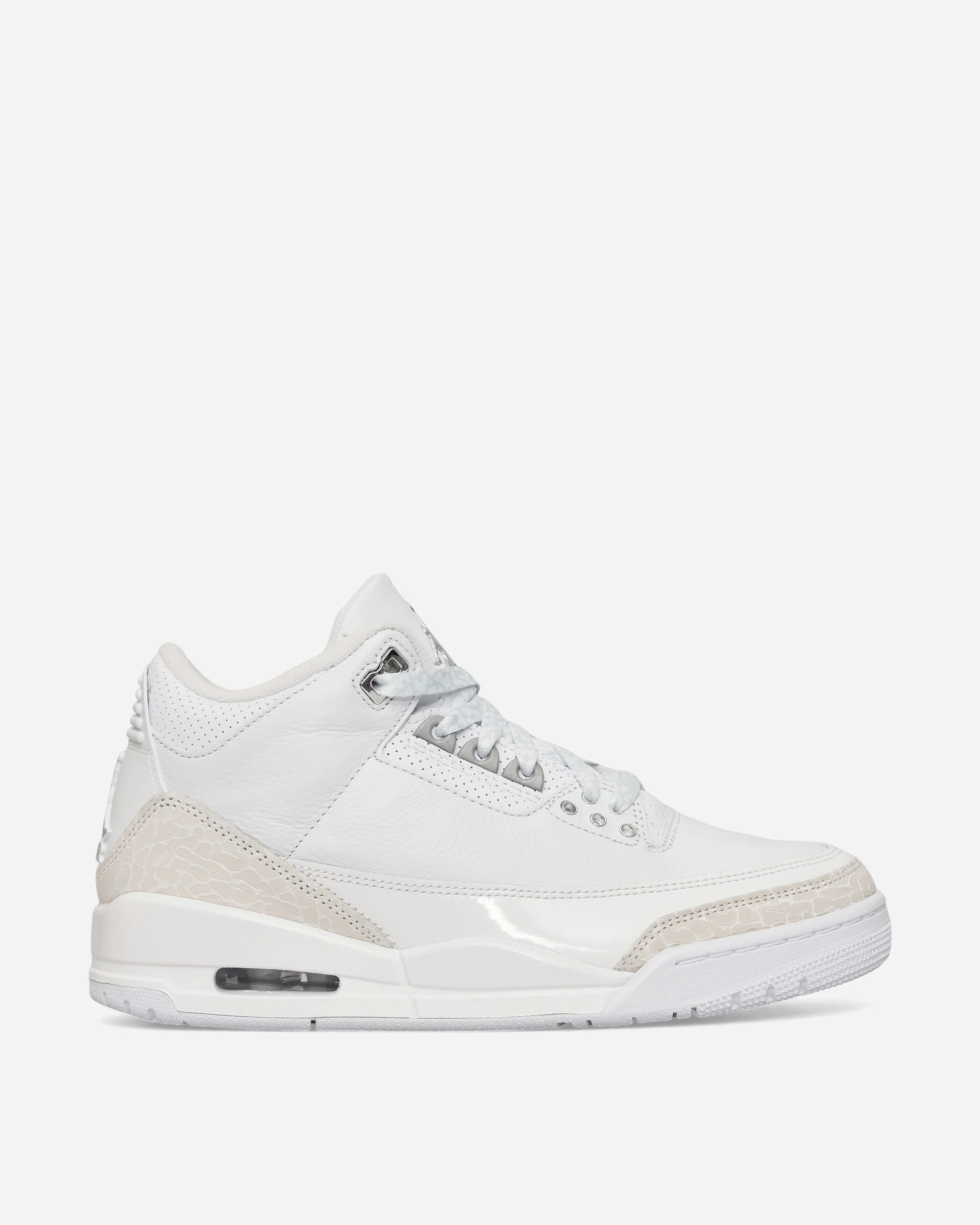 Air Jordan 3 Retro Sneakers White / Silver - 1