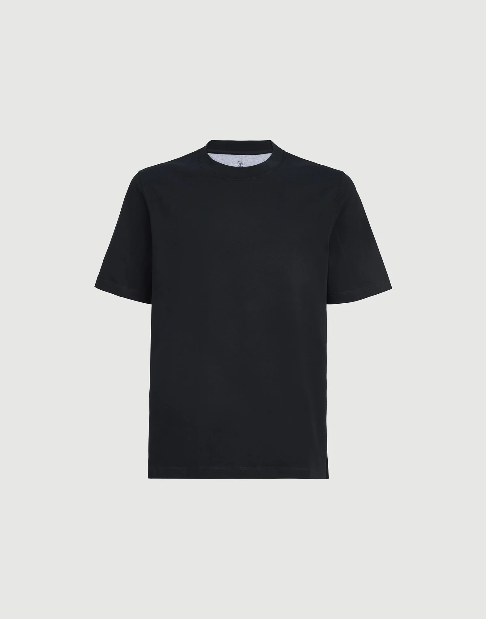 Cotton jersey crew neck T-shirt - 1