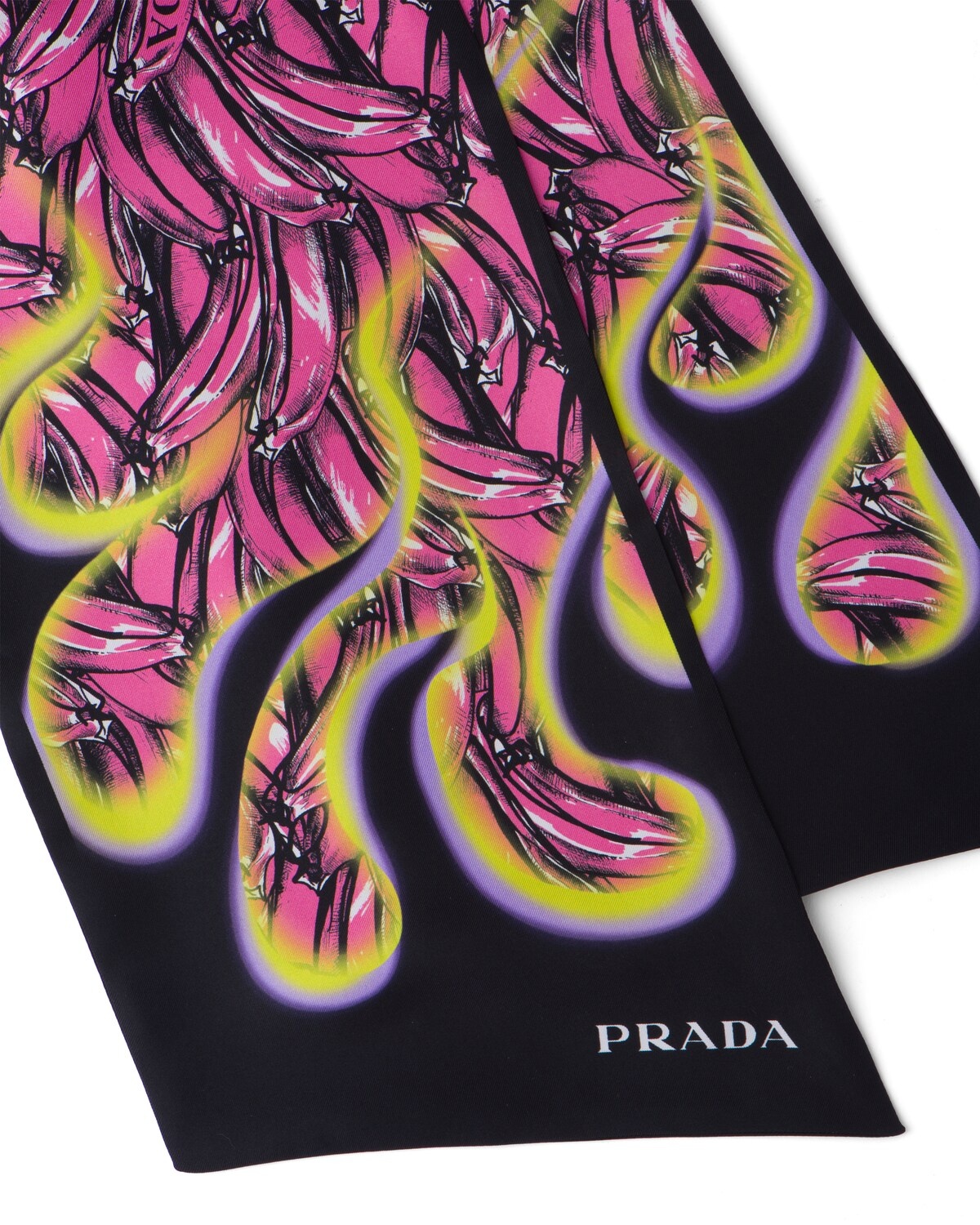 Double Match Bananas printed silk scarf - 2