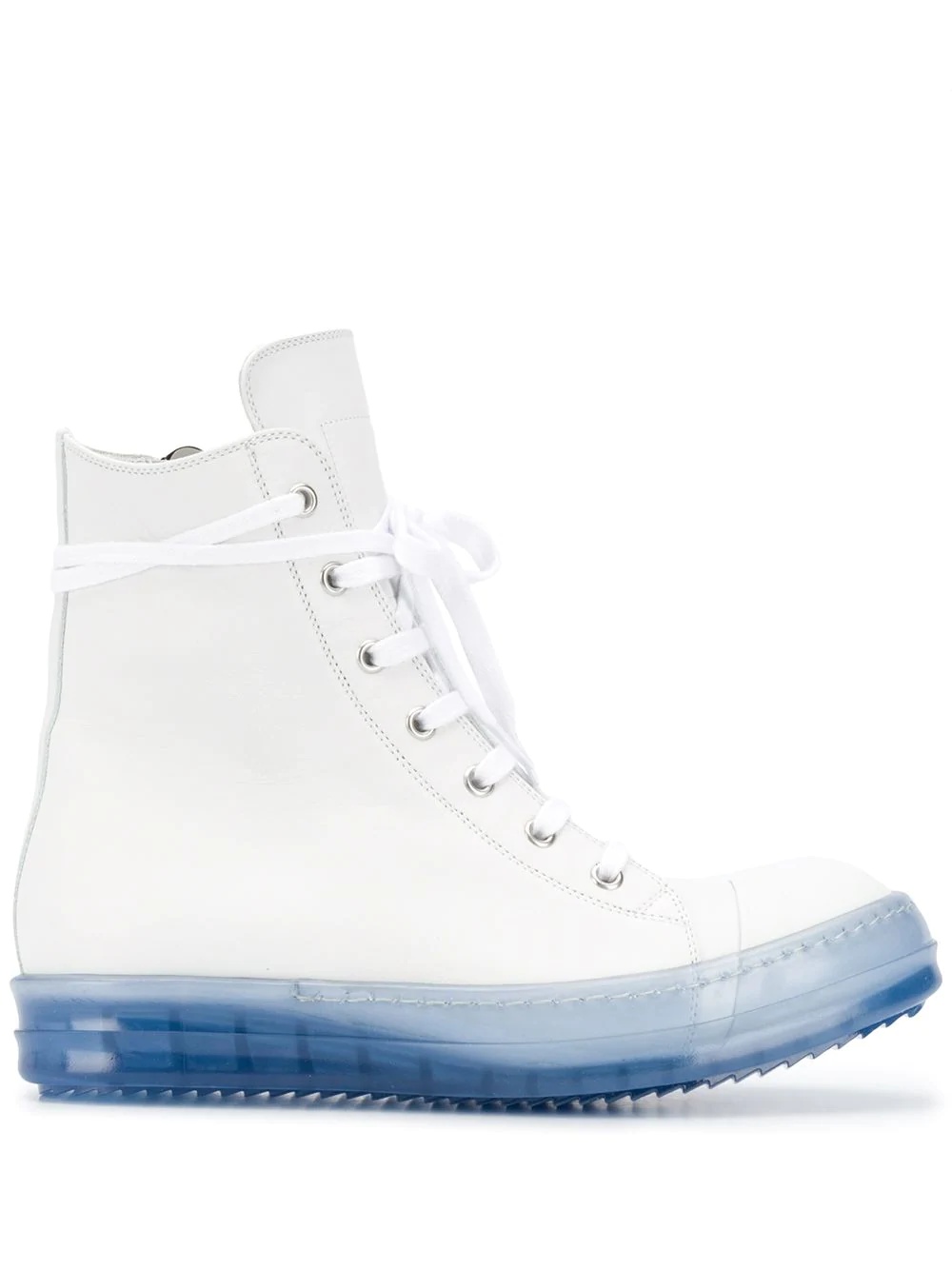 high top contrast-sole sneakers - 1