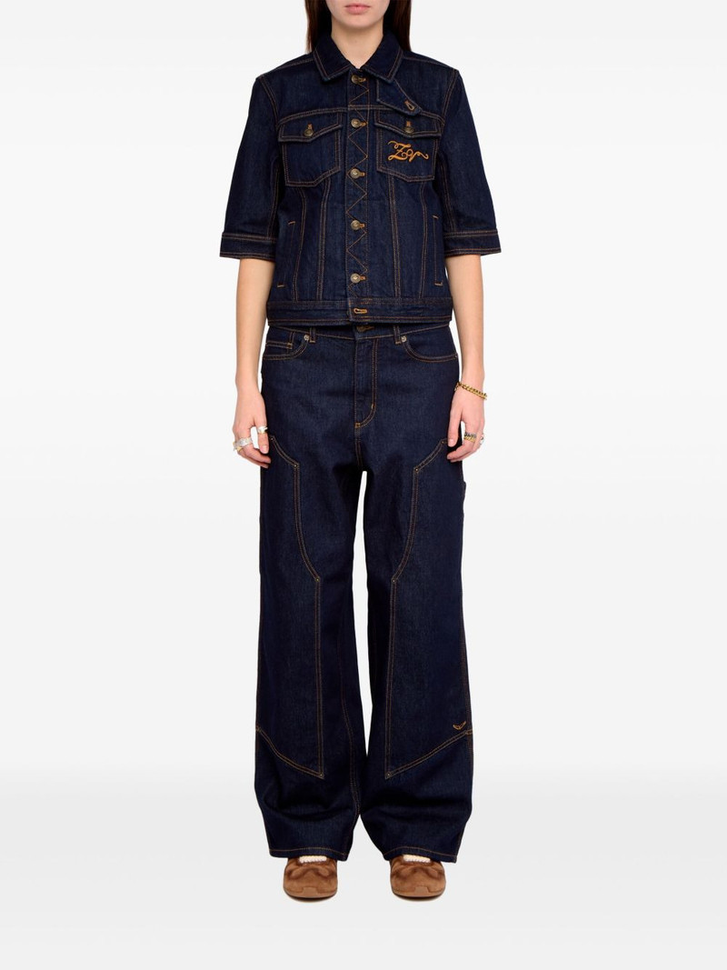 Zadig & Voltaire Kyo short-sleeve buttoned jacket outlook