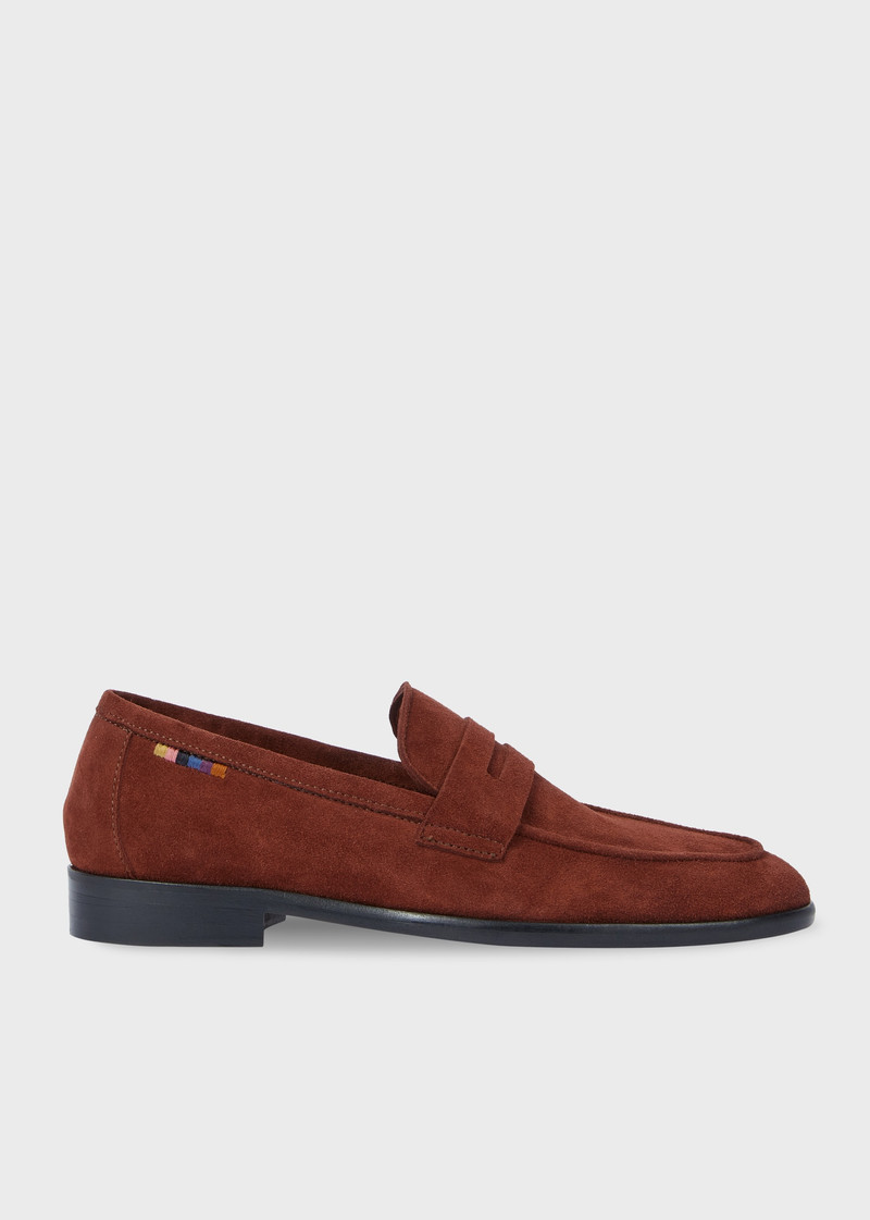 Women's Dark Burgundy Suede 'Figaro' Loafers 1