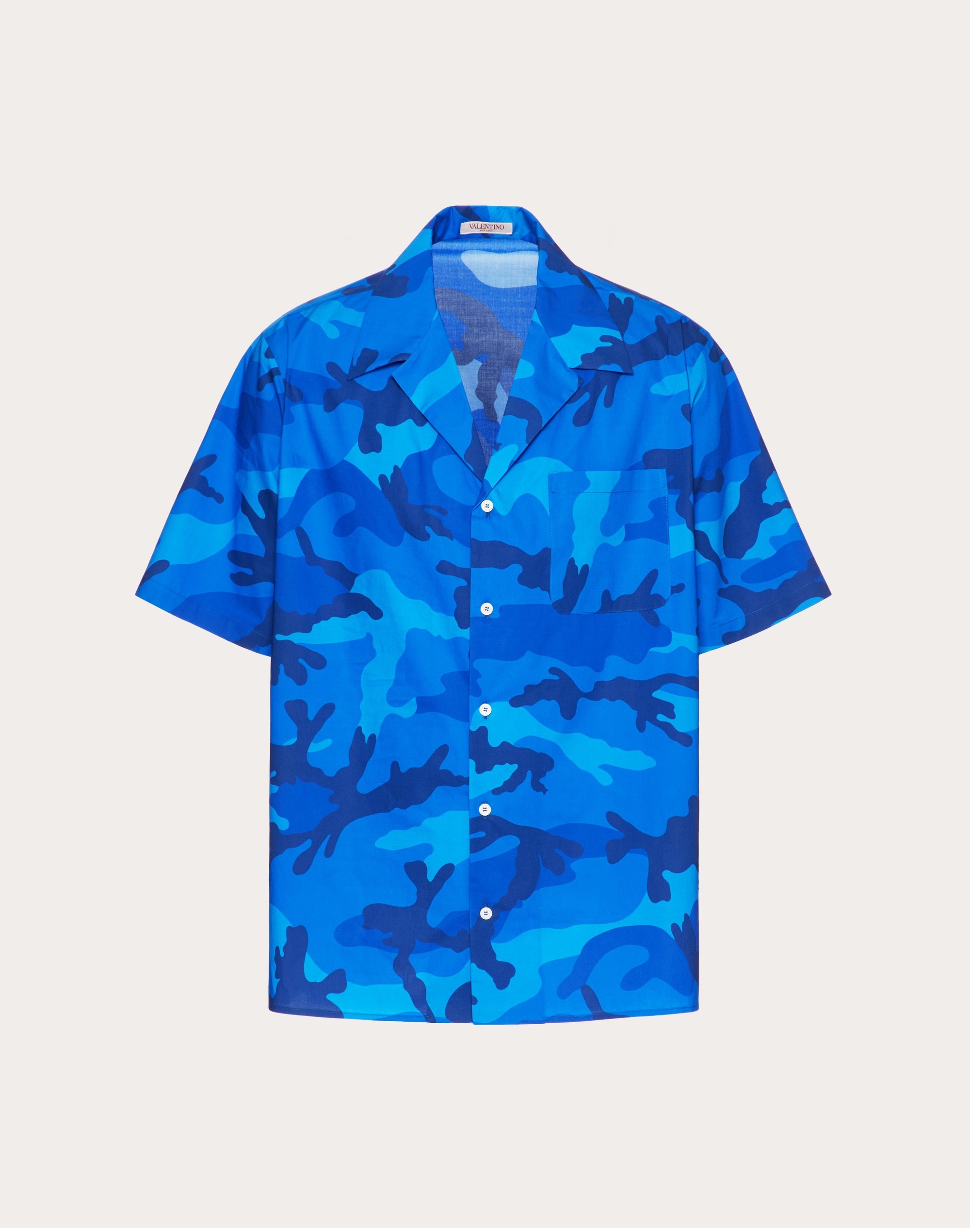 CAMOUFLAGE PRINT COTTON SHIRT - 1