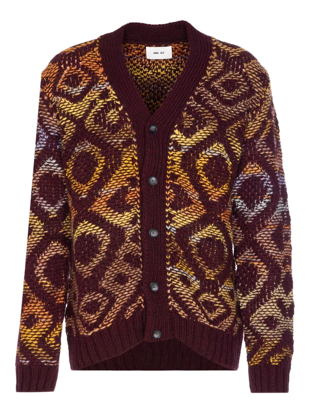 button-front cardigan - 1