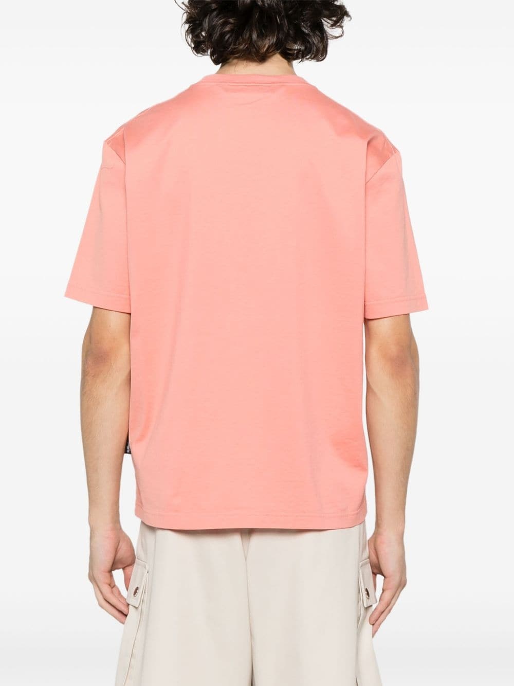 Monogram Statement-embroidered T-shirt - 4