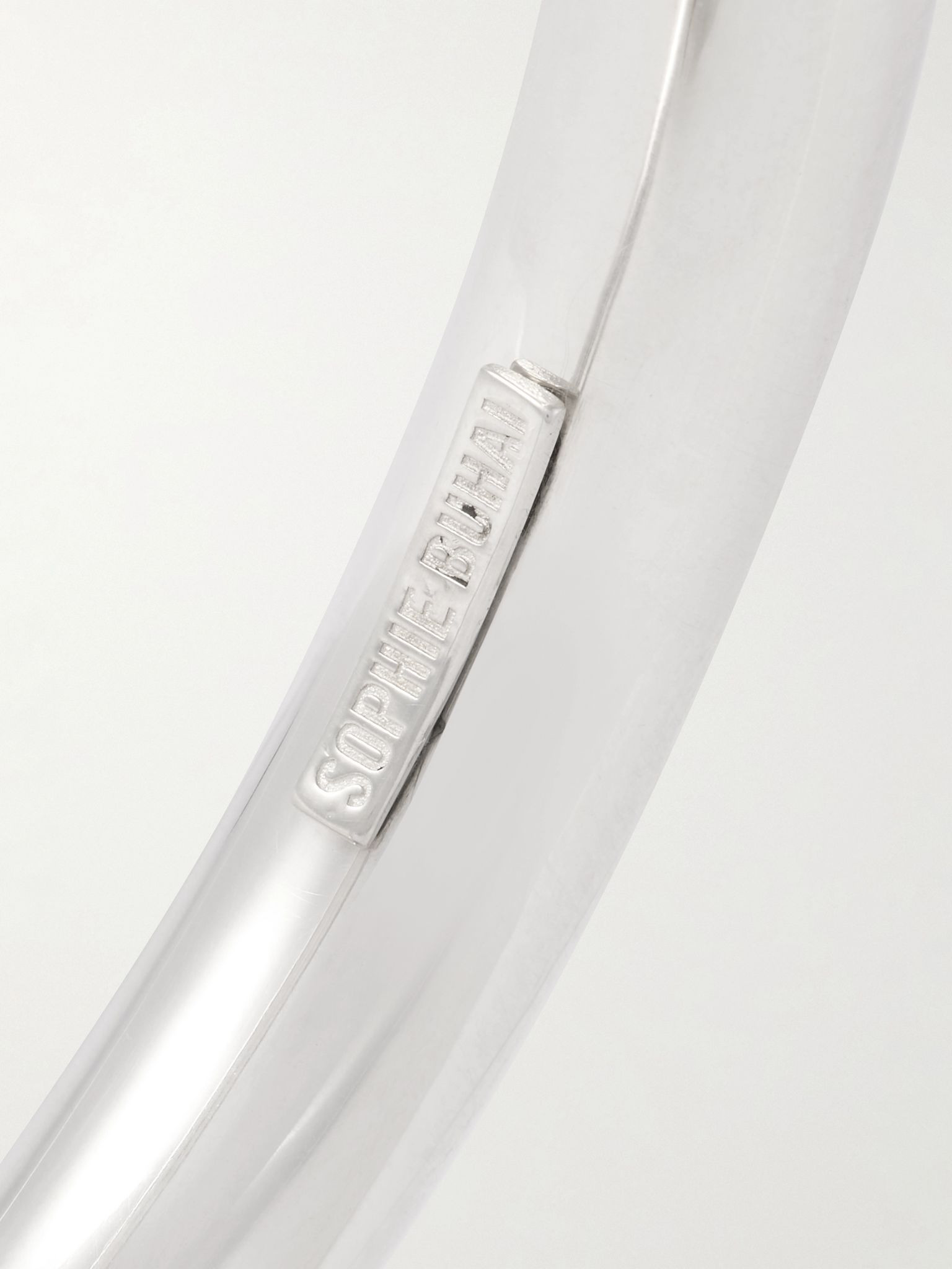 Classic Circle silver bangle Silver - 4