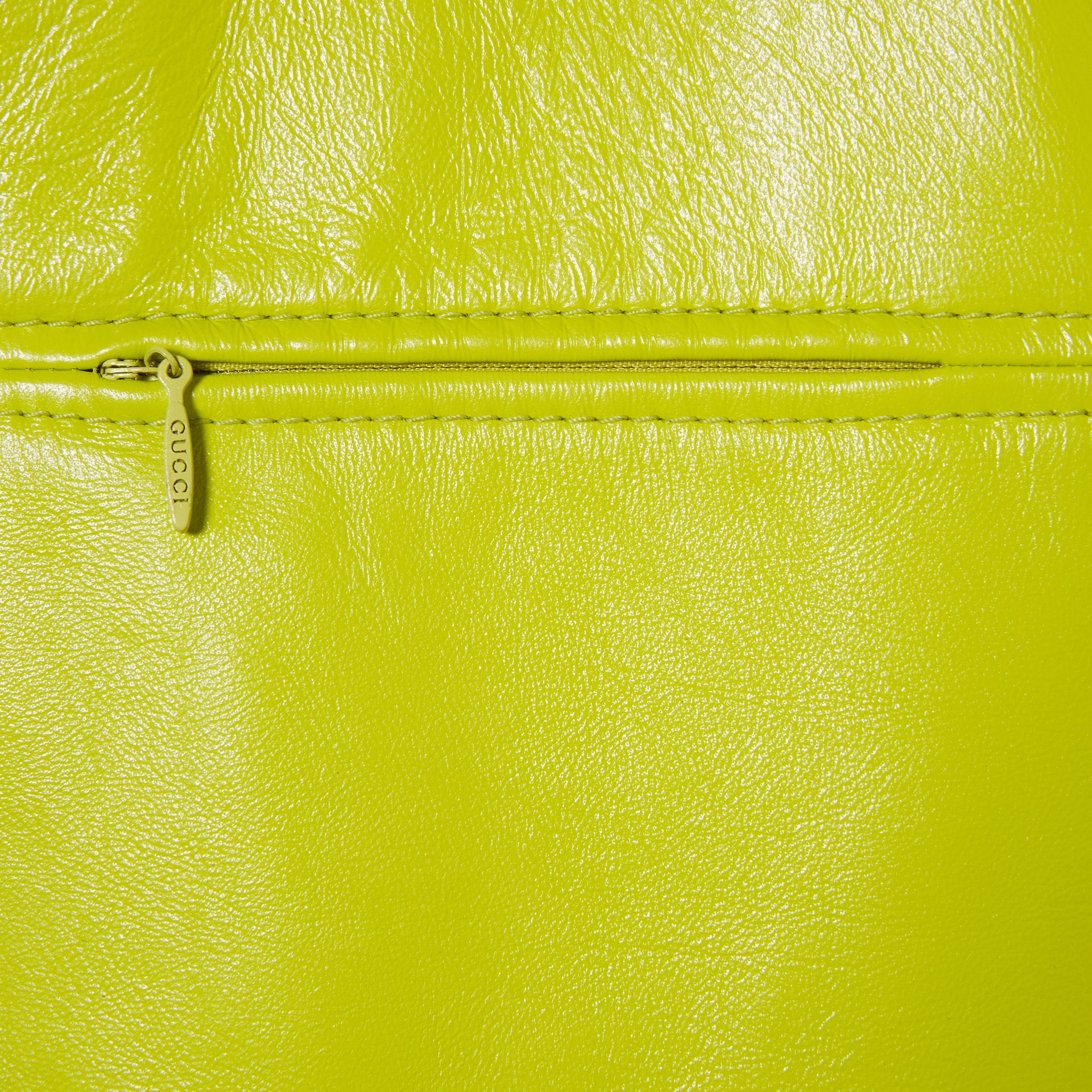 Shiny leather boxy jacket - 6