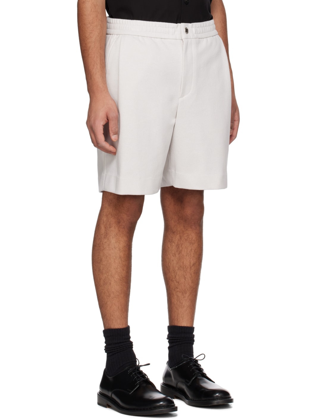 Gray Four-Pocket Shorts - 2