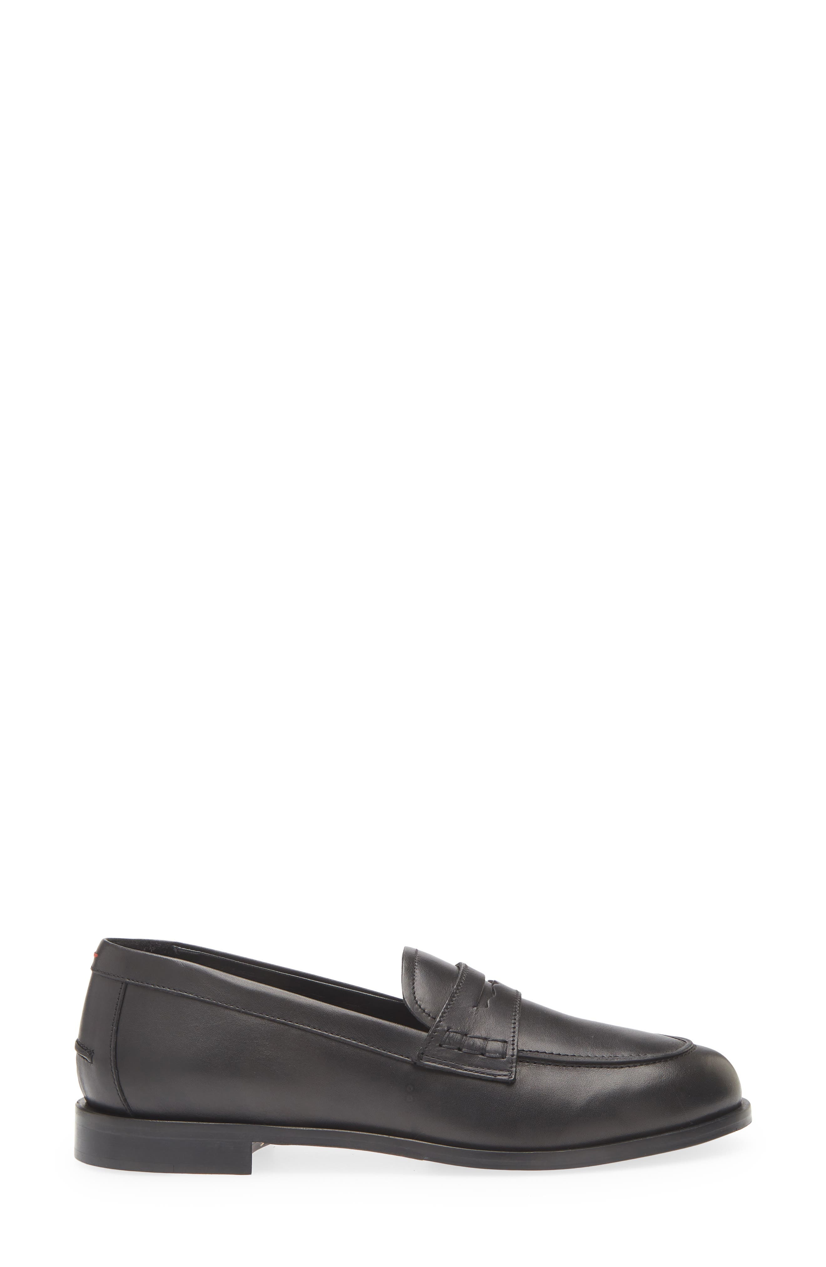 aeyde Oscar Penny Loafer in Black at Nordstrom - 3