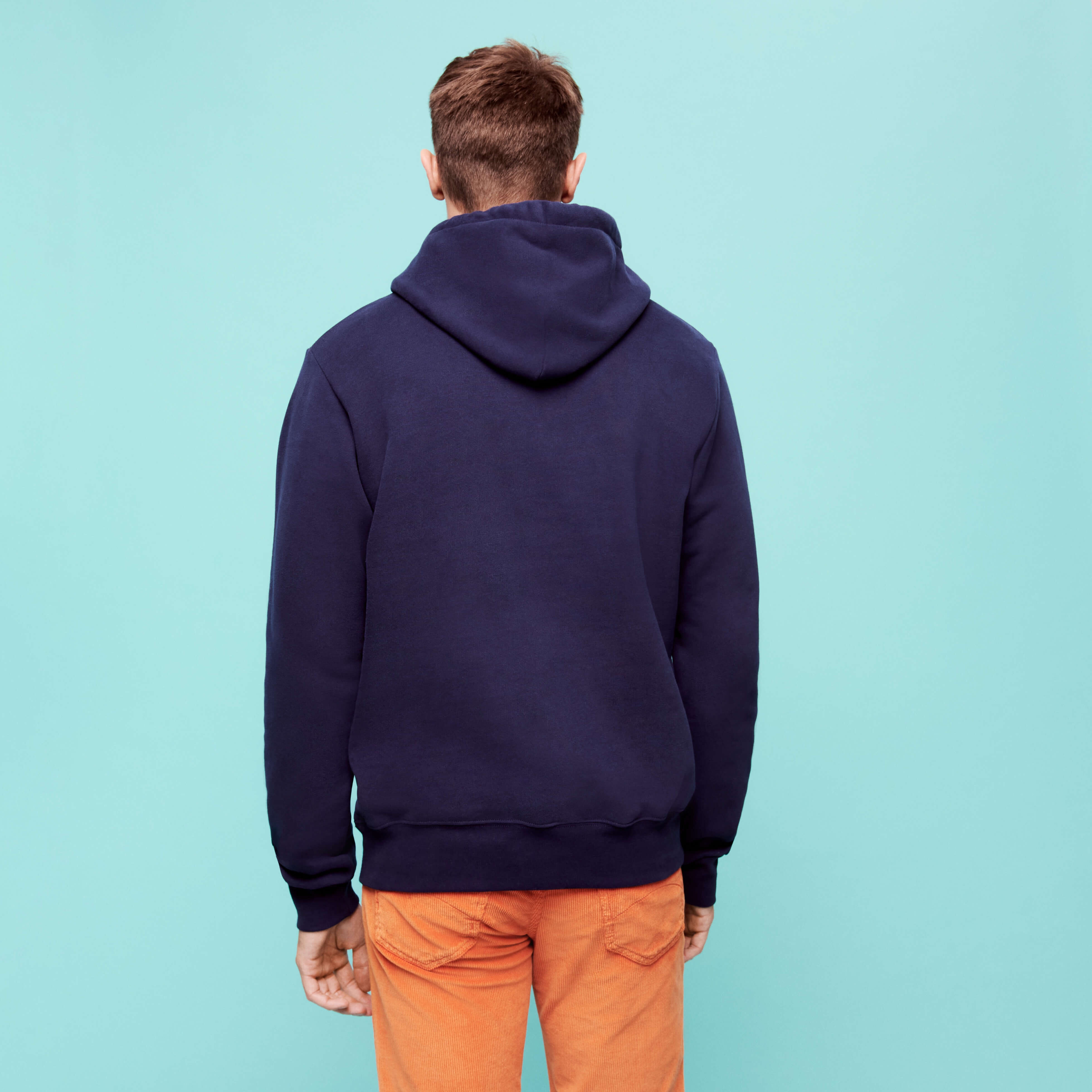 Men Cotton Hoodie Sweatshirt Ski - 4