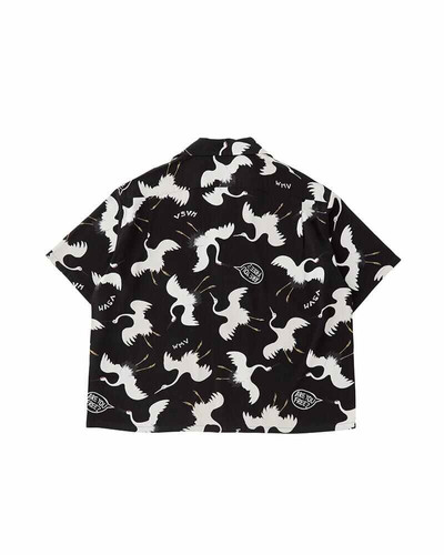 visvim CROSBY SHIRT S/S HIKAKU BLACK outlook